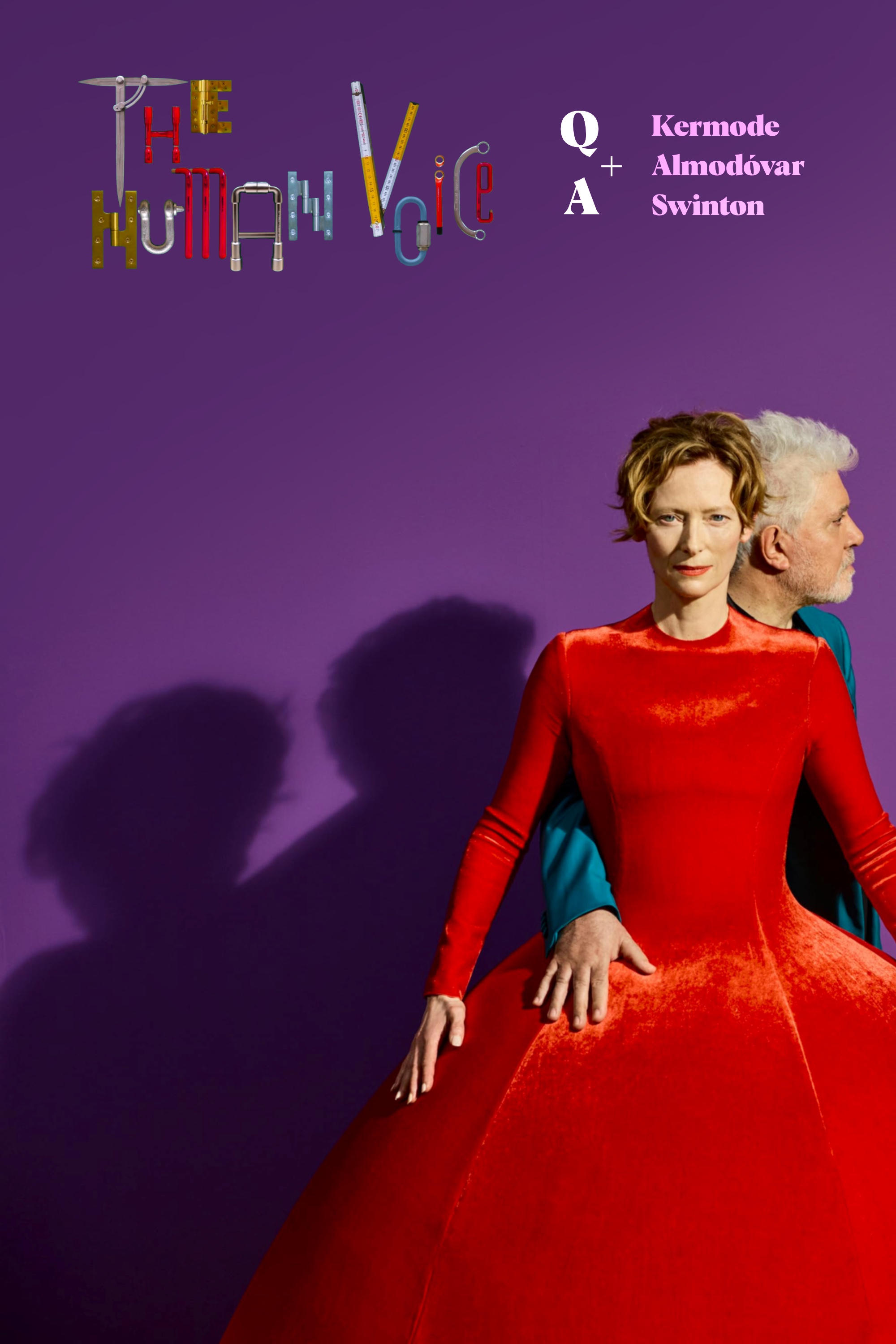 Постер The Human Voice Q&A With Pedro Almodovar And Tilda Swinton, Hosted By Mark Kermode